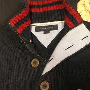 Tommy Hilfiger Navy Blue Sweater Medium